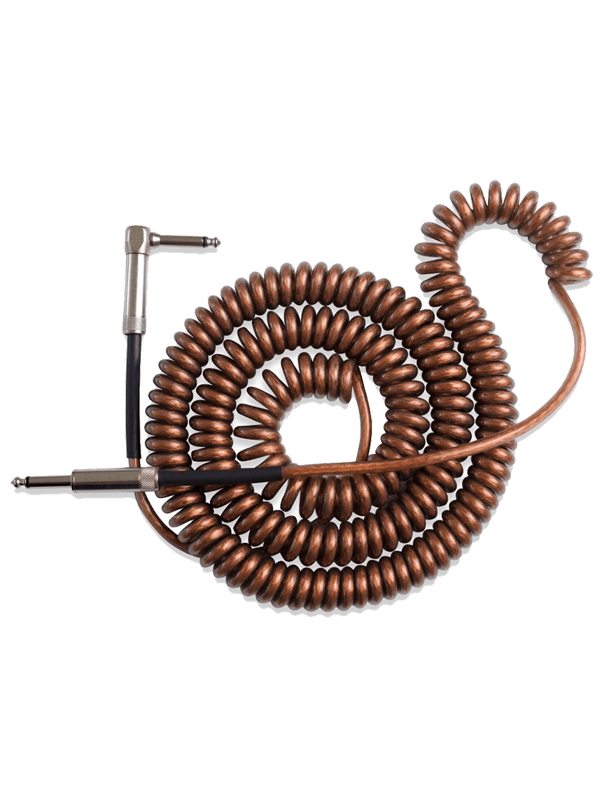 Santo Angelo® Tornado Cobre Cable Instrumentos Plug ¼" Recto A Plug ¼" 90º Ofhc | 9.15mt