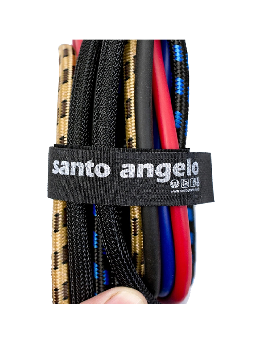 Santo Angelo® Amarra Cables Velcro 24x2cm Pack: 3 Unidades