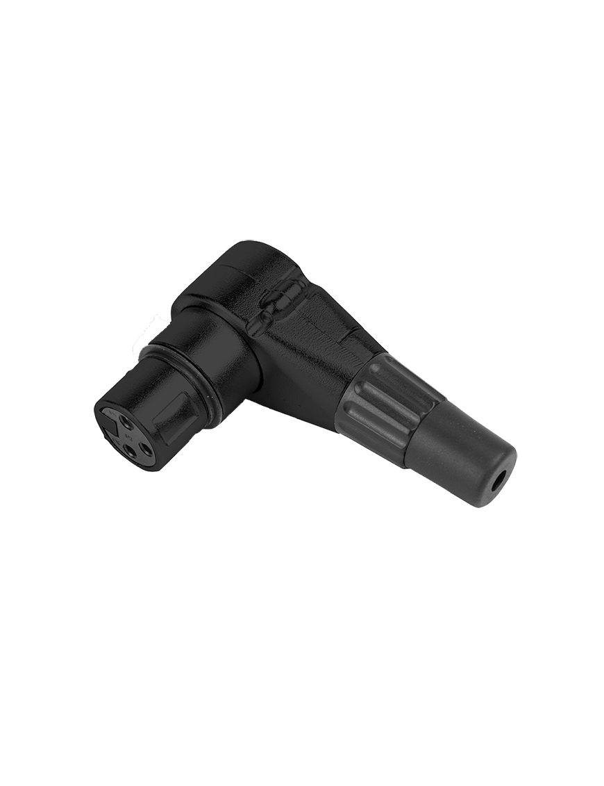 Santo Angelo® XLR Angulado Conector Volante Hembra 3 Pines 8 ángulos