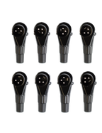 Santo Angelo® XLR Angulado Conector Volante Macho 3 Pines 8 ángulos