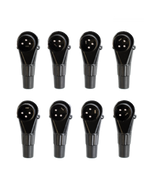 Santo Angelo® XLR Angulado Conector Volante Macho 3 Pines 8 ángulos