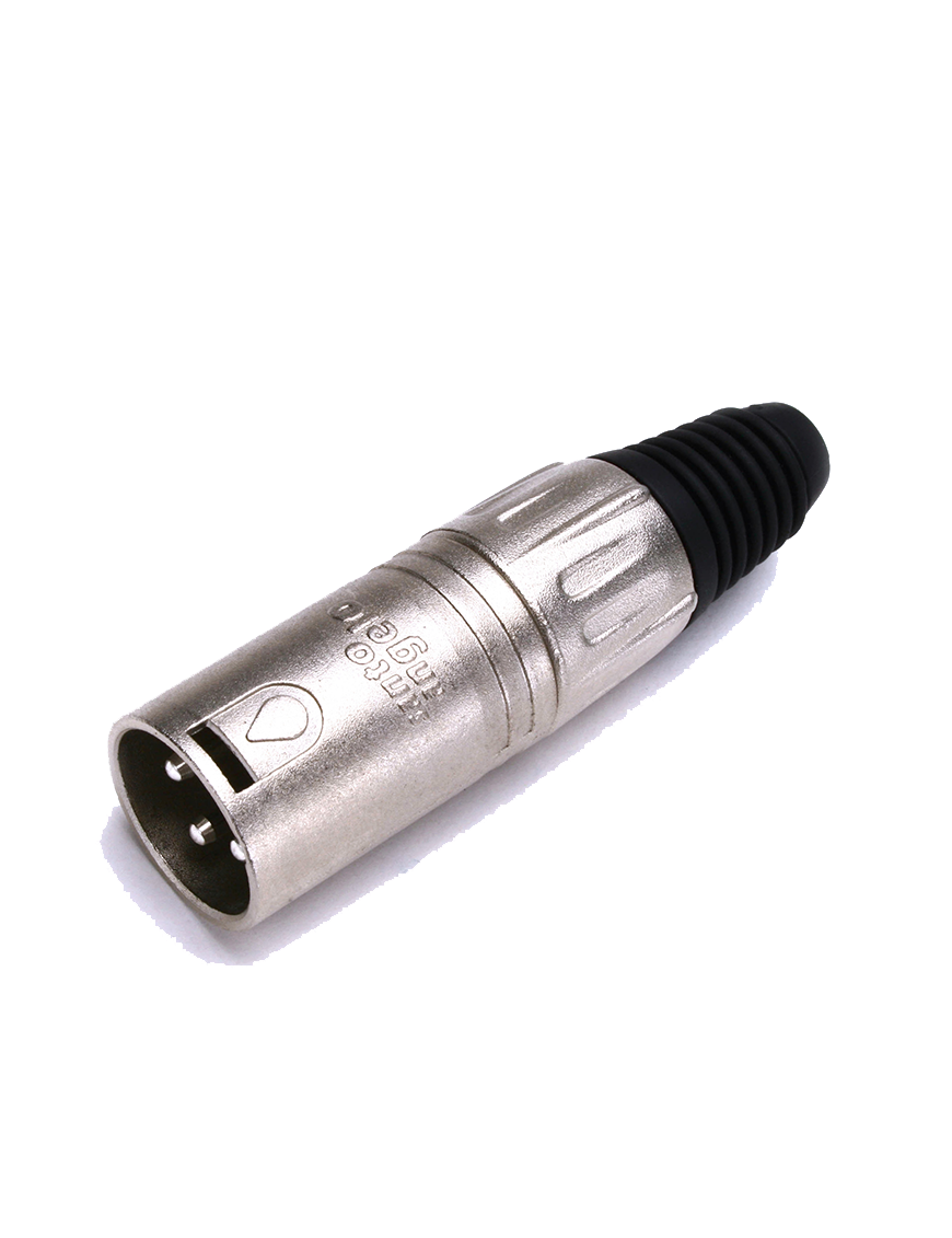 Santo Angelo® L3MNN01 Conector XLR Macho Volante