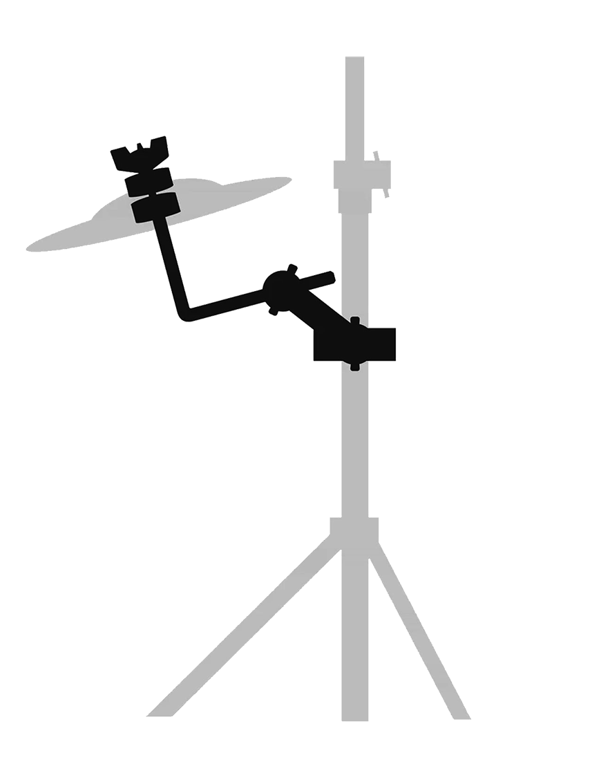 Gibraltar® SC-CLAC Extensión Atril Platillo L 4" Splash Clamp