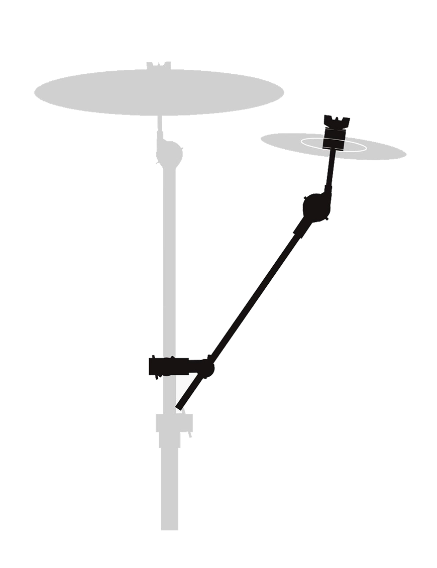 Gibraltar® SC-CLBAC Extensión Atril Platillo 18" con Boom Clamp