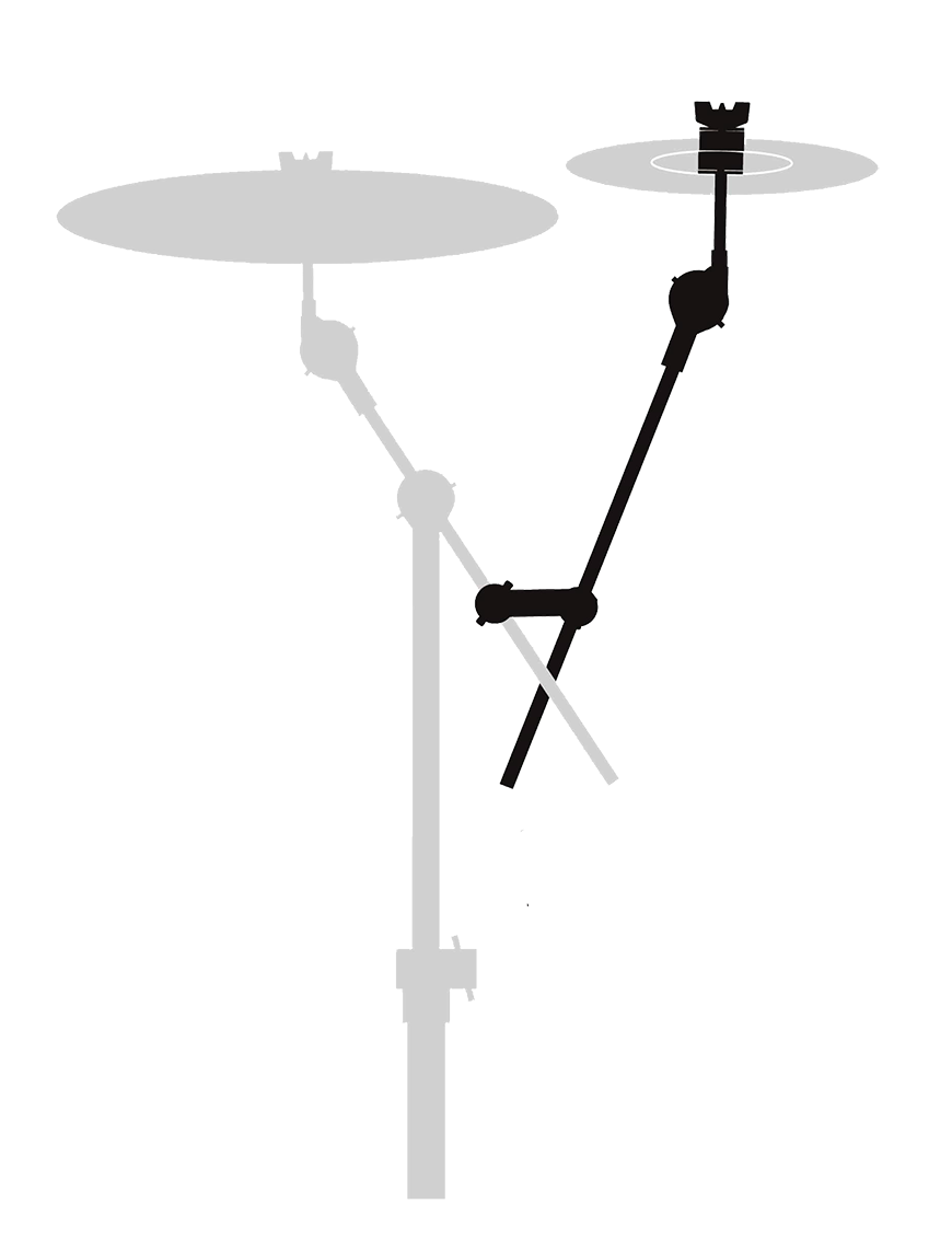 Gibraltar® SC-CLBRA Extensión Atril Platillo 18" con Boom Clamp