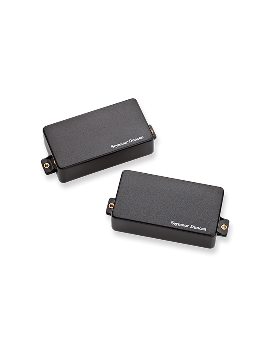 Seymour Duncan® AHB-1s Blackouts® Cápsulas Guitarra Eléctrica Activa Humbucker Set Kit: Neck Bridge Black