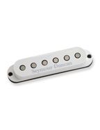 Seymour Duncan® SSL-6 Custom Flat Staggered™ Strat Cápsulas Guitarra Eléctrica Single Coil Cover: White
