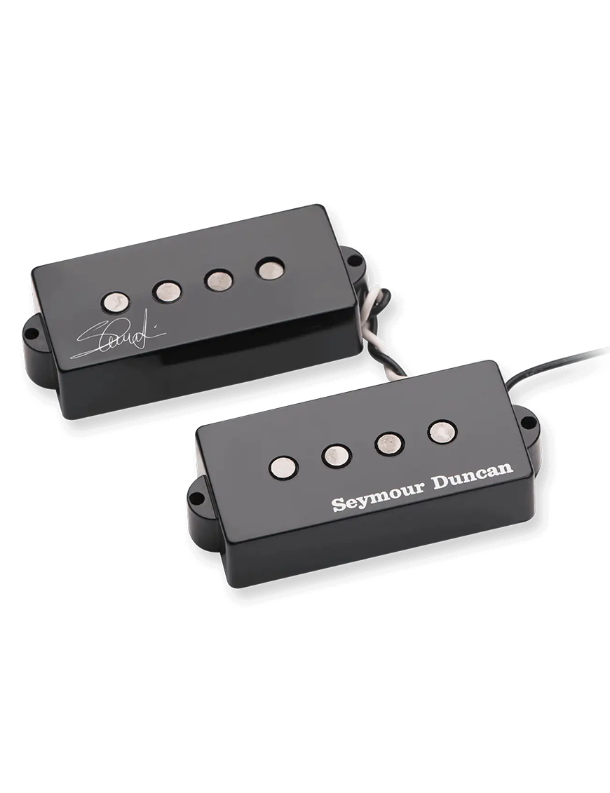 Seymour Duncan® SPB-4 Steve Harris Signature P-Bass® Cápsulas Bajo Eléctrico 4 Cuerdas Black