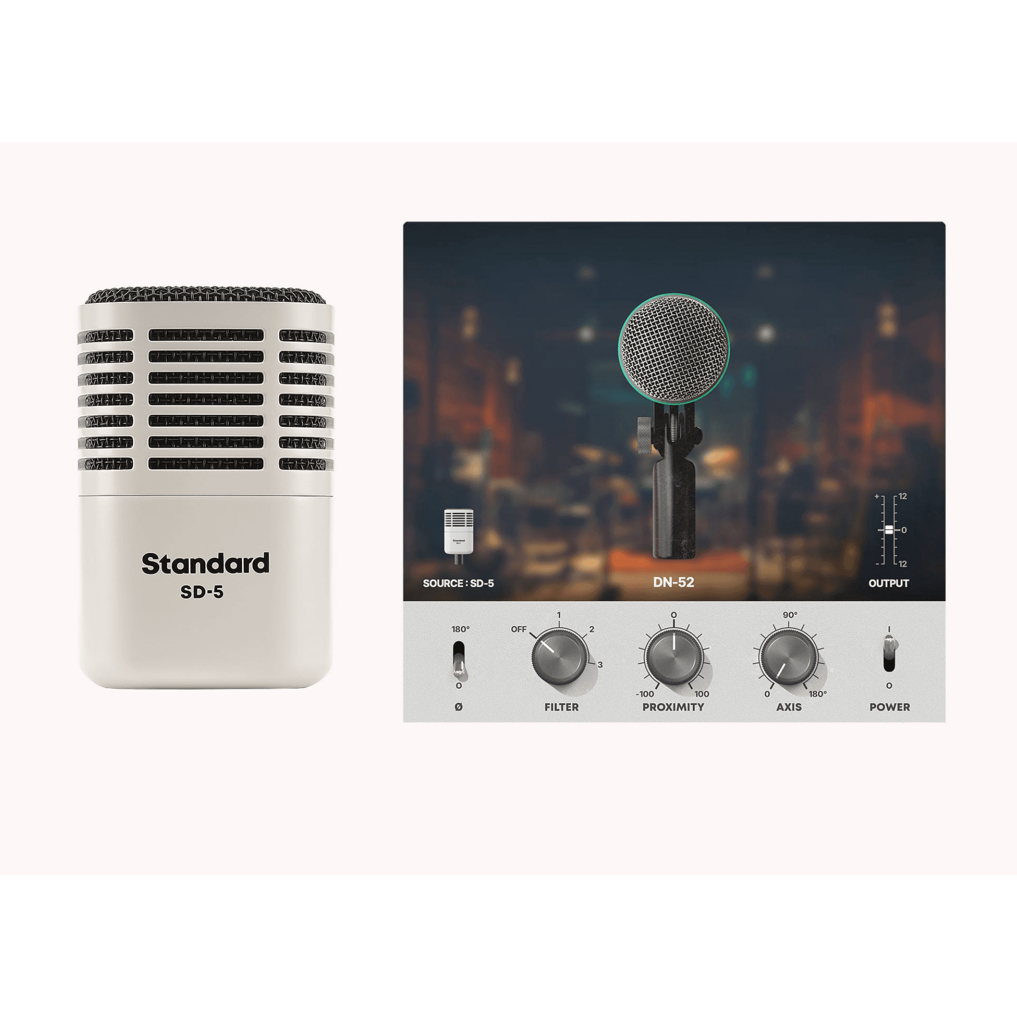 Universal Audio Sd5 Micrófono Dinámico Con Sistema De Modelado