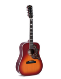 Sigma® DM12-SG5 Guitarra Electroacústica 12 Cuerdas Dreadnought Fishman® Softcase | Vintage Cherry Sunburst