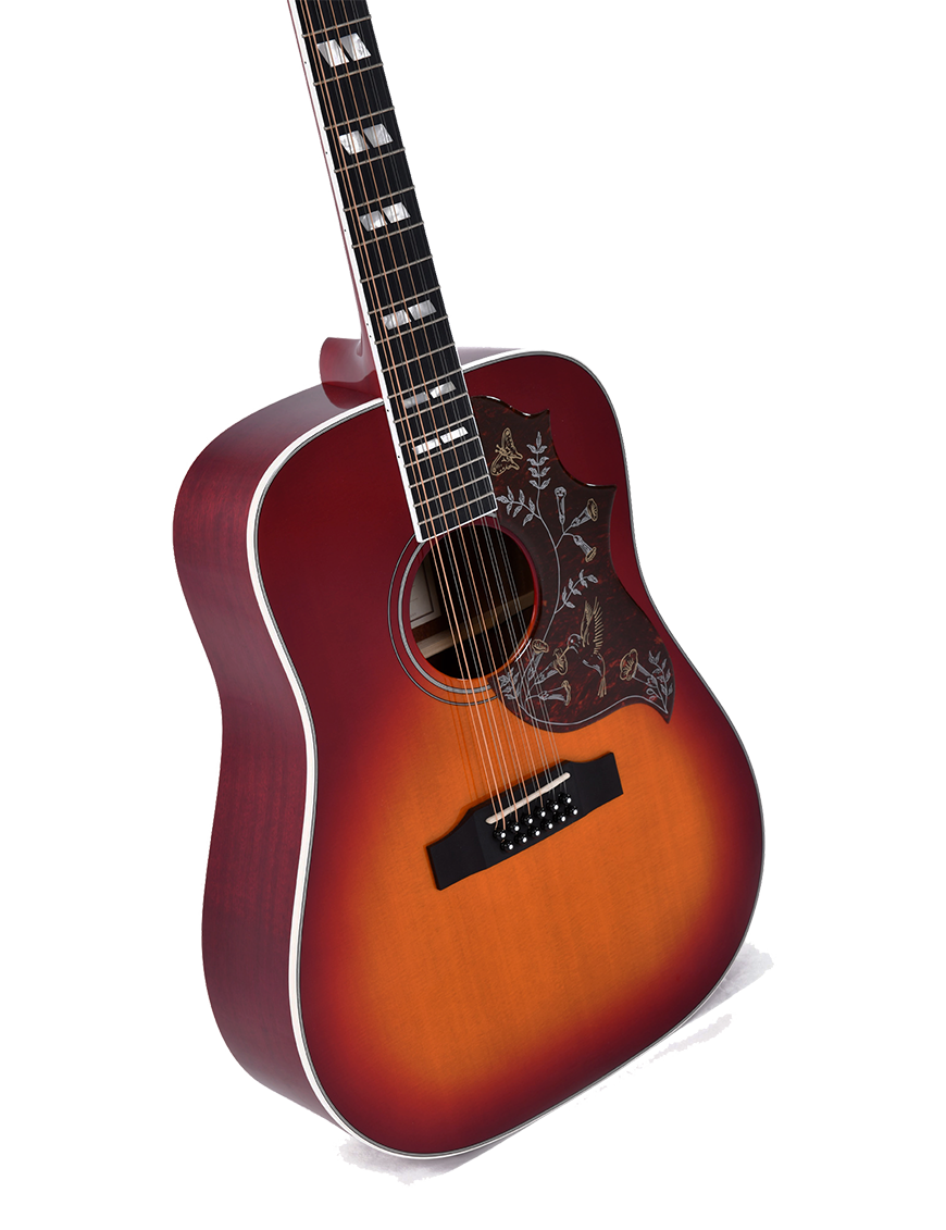 Sigma® DM12-SG5 Guitarra Electroacústica 12 Cuerdas Dreadnought Fishman® Softcase | Vintage Cherry Sunburst