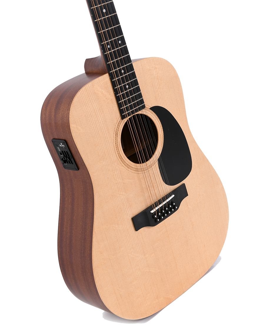 Sigma® DM12E Guitarra Electroacústica 12 Cuerdas Dreadnought | Natural