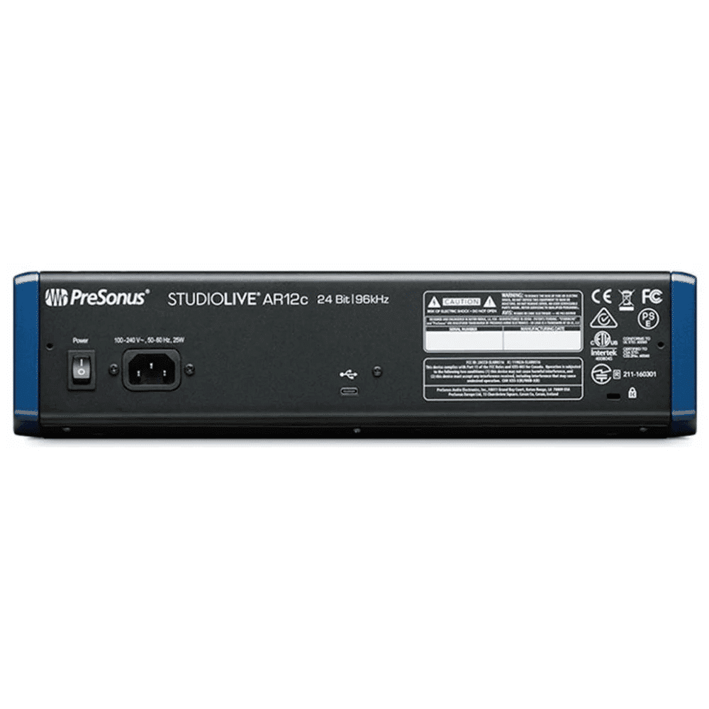 Presonus Studiolive Slar12c Mezclador Análogo 12 Canales