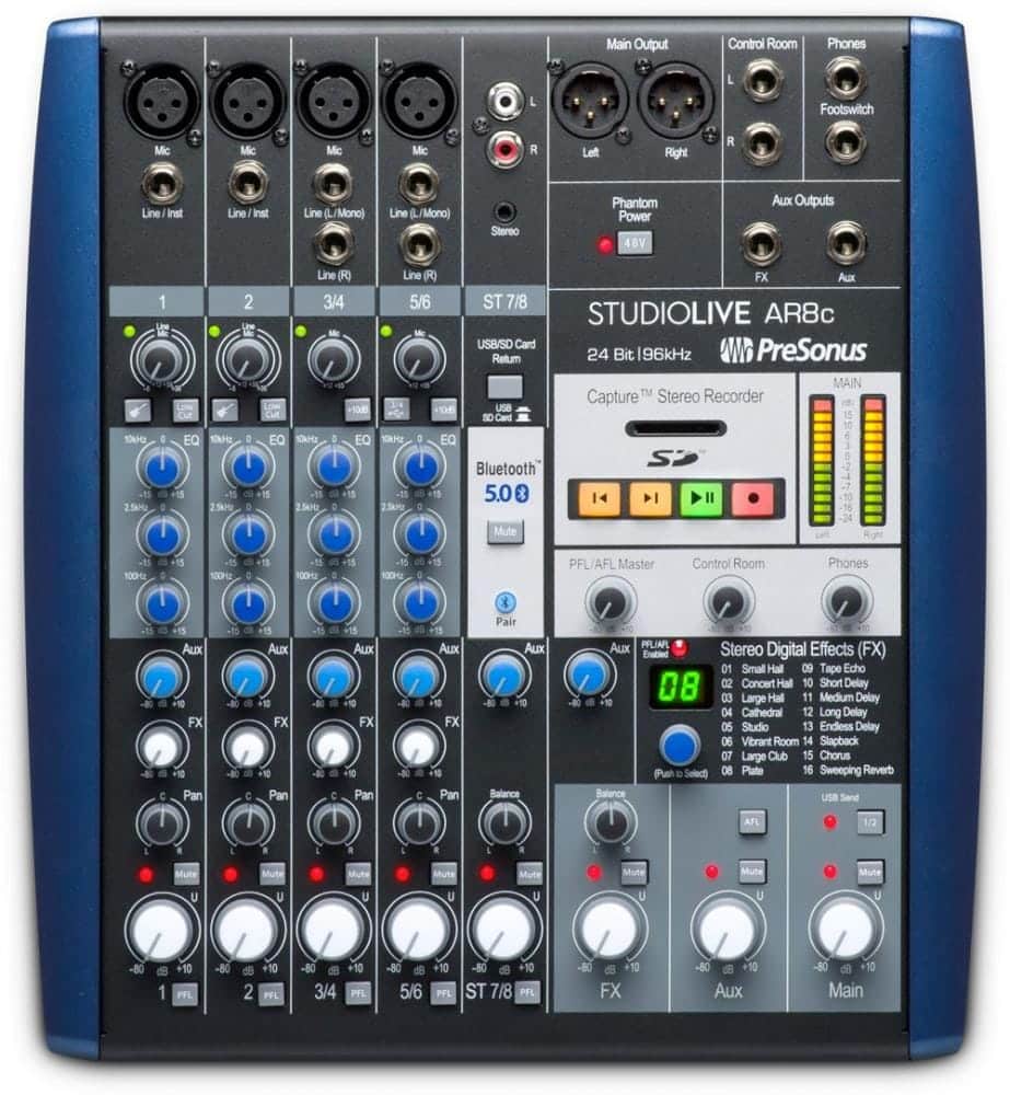 Presonus Studiolive Ar8c Consola De Audio Análoga