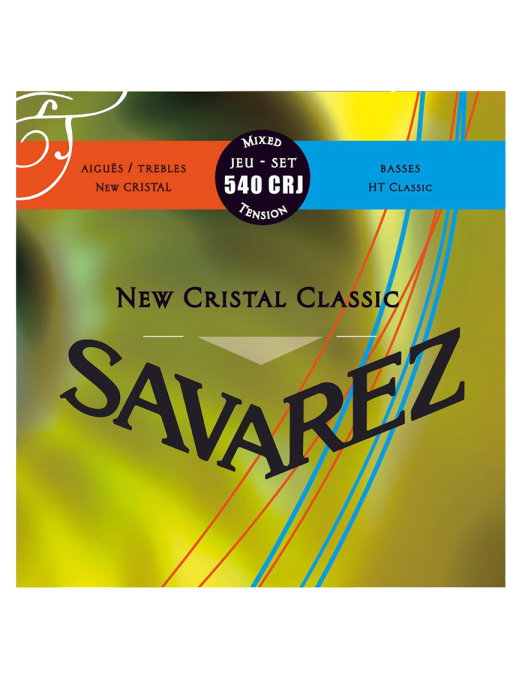 SAVAREZ® 540CRJ Cuerdas Guitarra Clásica New Nylon Cristal Tensión Mixta
