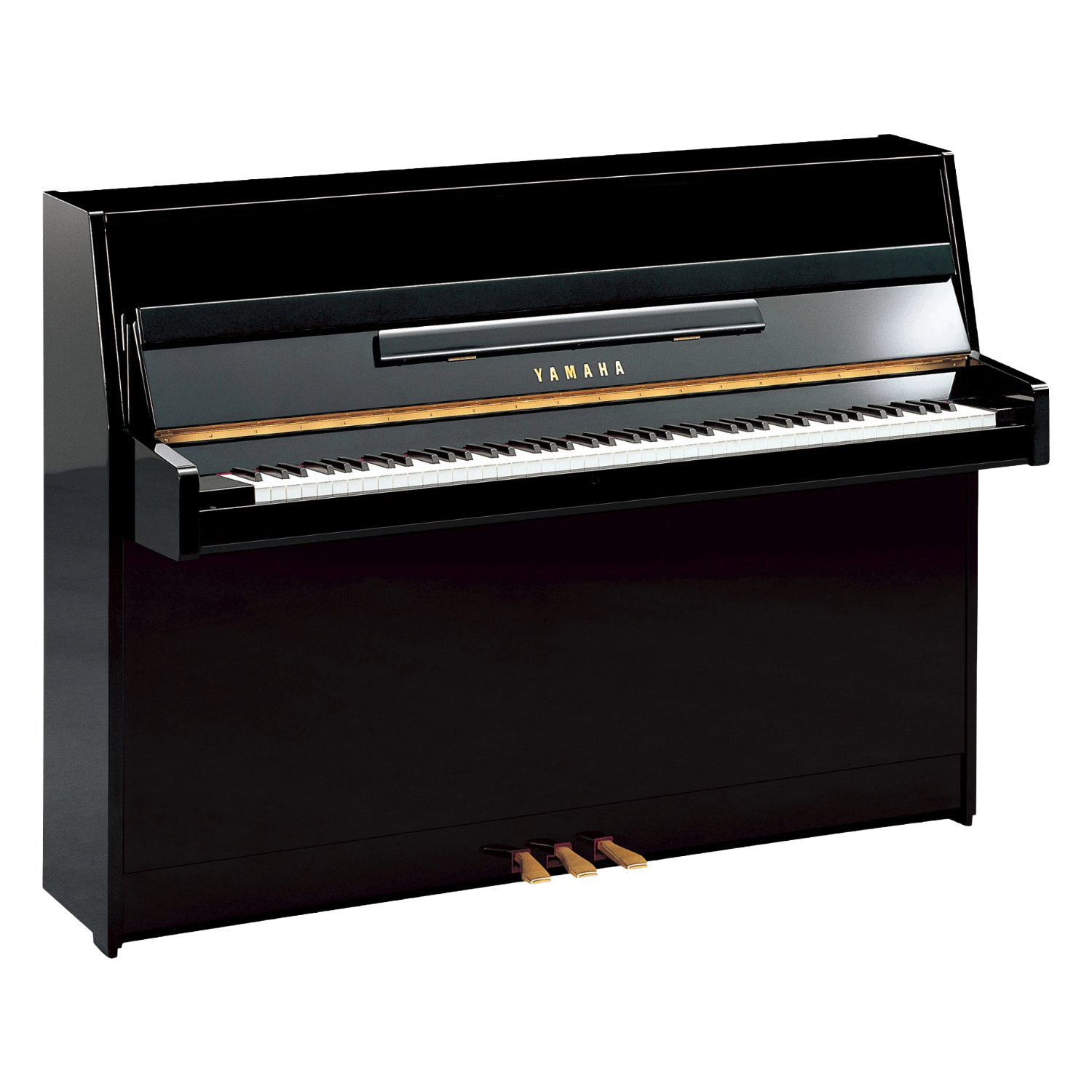 Piano acústico vertical con sillin JU109 acabado Polished Ebony - Yamaha
