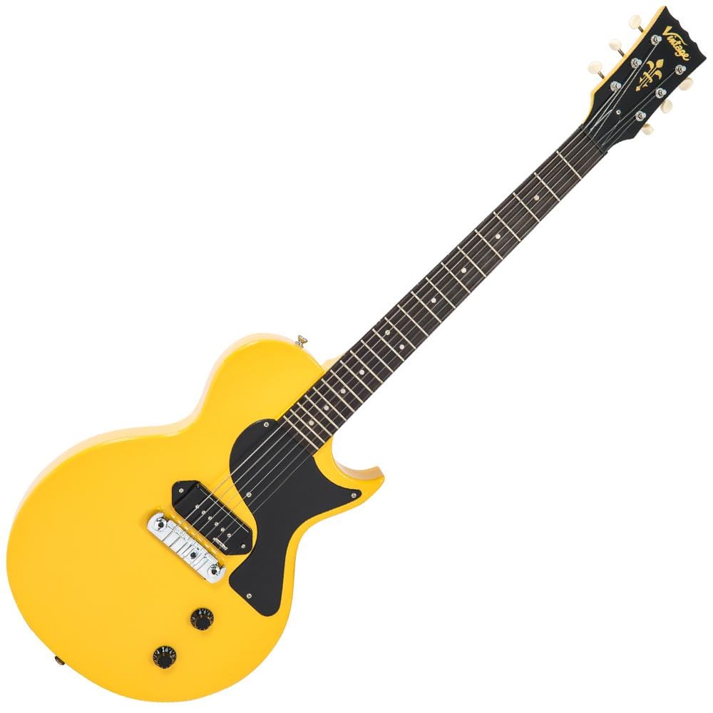 Vintage Guitarra Eléctrica V120 Reeditada ~ Amarilla