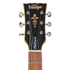 Vintage V130 Proshop Unique Guitarra Electrica – MATT TV Yellow