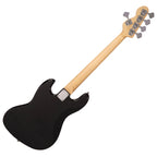 Vintage V49 5 String Coaster Series Bass Guitar – Gloss Black