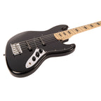 Vintage V49 5 String Coaster Series Bass Guitar – Gloss Black