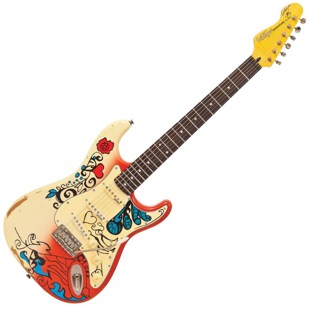 Vintage Guitarra Eléctrica V6 Thomas Blug Signature