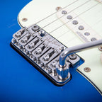 Vintage V130 Proshop Unique Guitar – AGED CANDY APPLE BLUE W/VEGA TREM