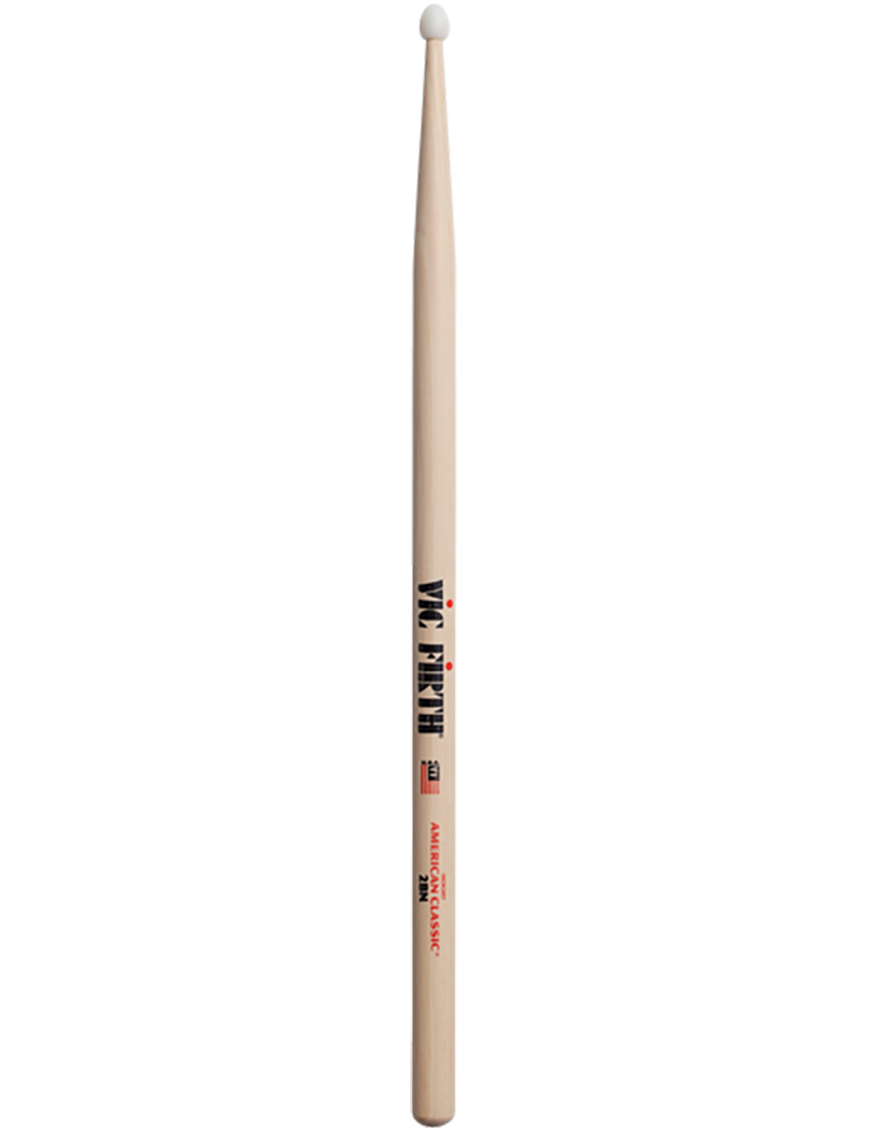 VIC FIRTH® 2BN American Classic® Baquetas Punta Nylon