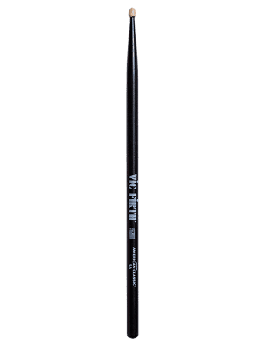 Vic Firth 5a-Bk American Classic Baqueta Negra Punta Madera