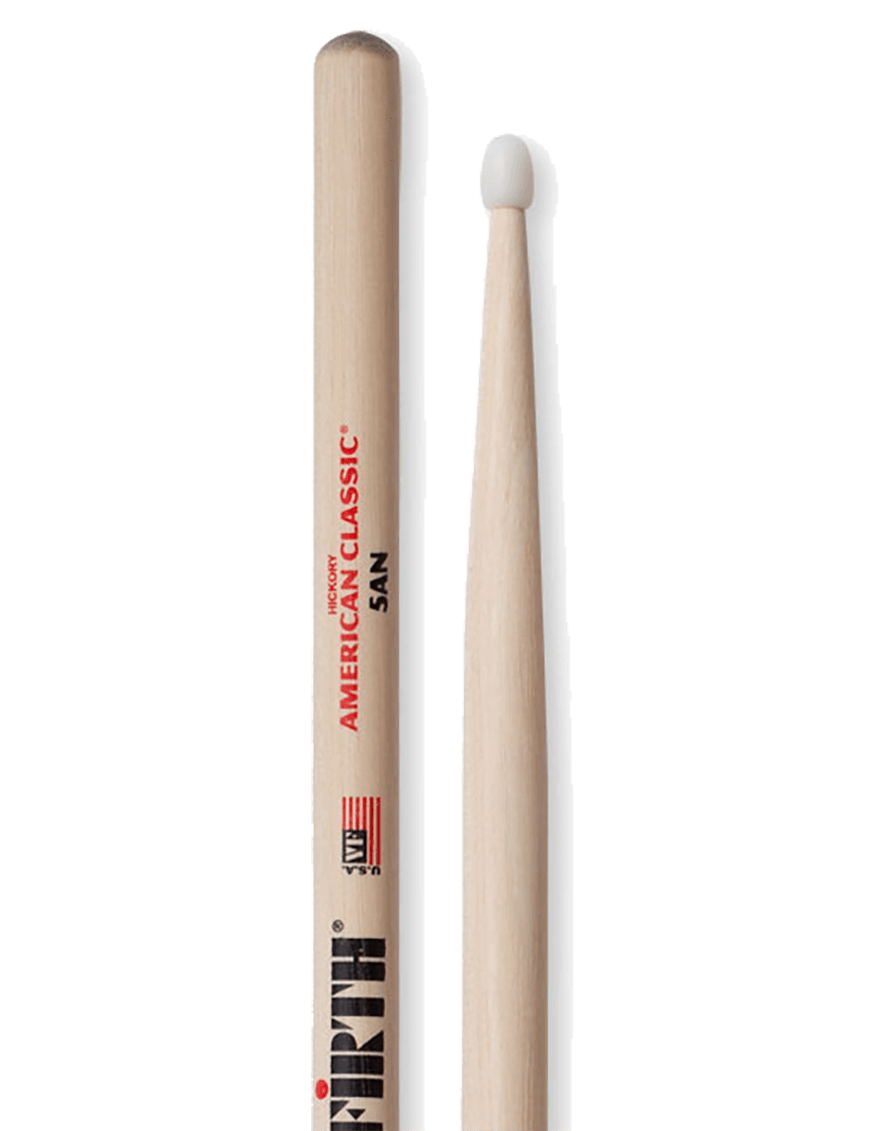 Vic Firth® 5an American Classic® Baquetas Punta Nylon