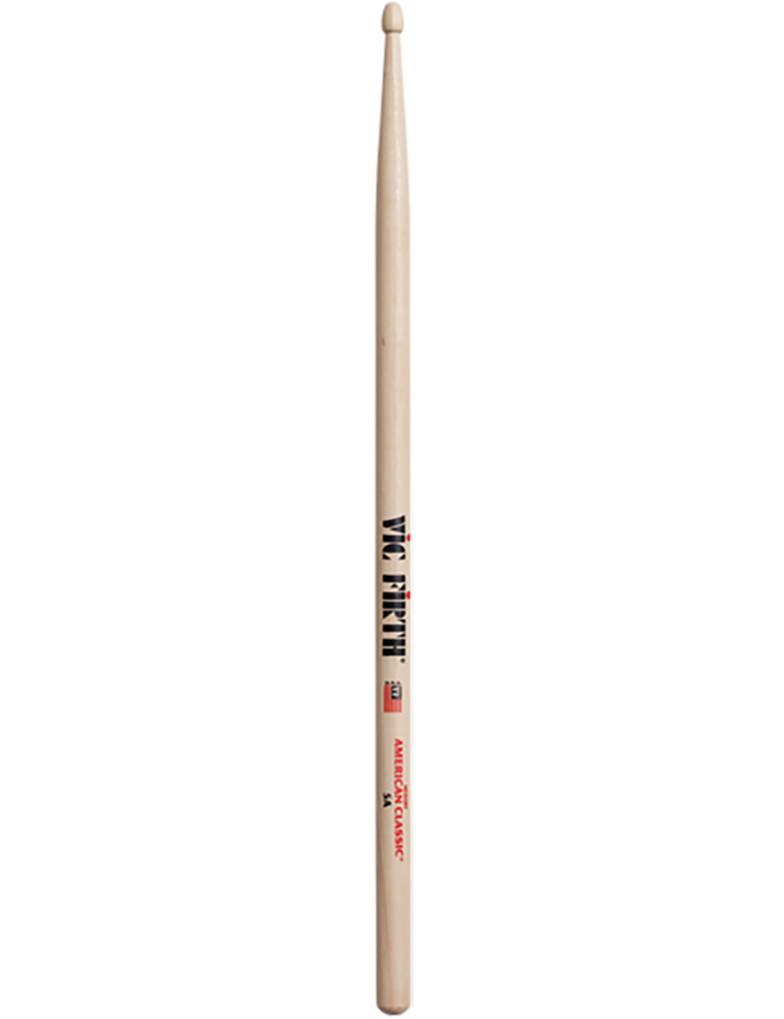 VIC FIRTH® 5A American Classic® Baquetas Punta Madera