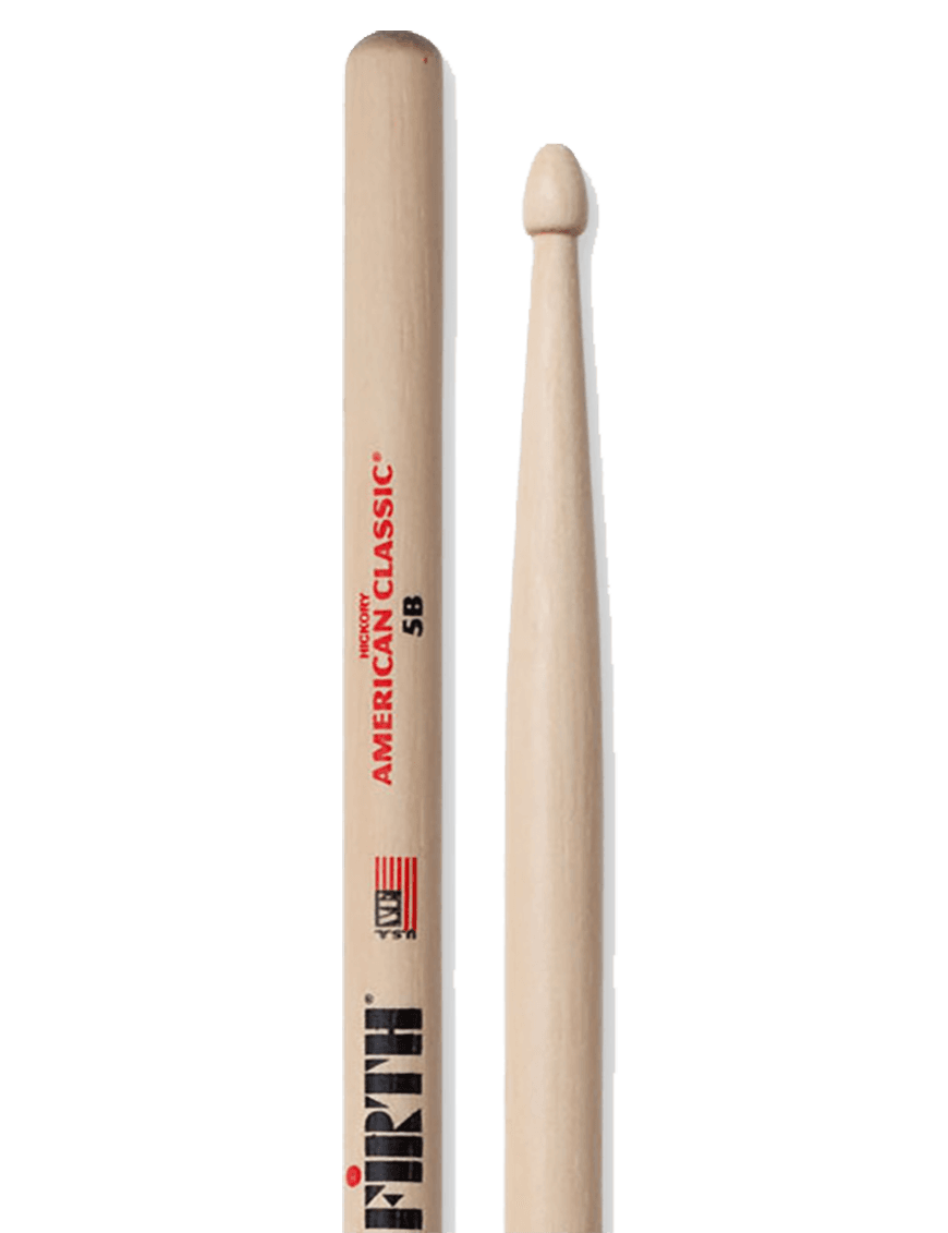 Vic Firth® 5b American Classic® Baquetas Punta Madera