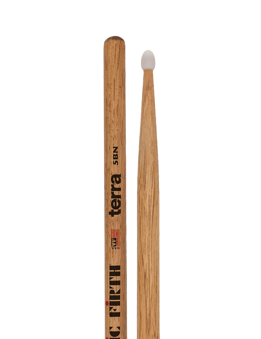 VIC FIRTH® 5BNT American Classic® Terra Baquetas Punta Nylon