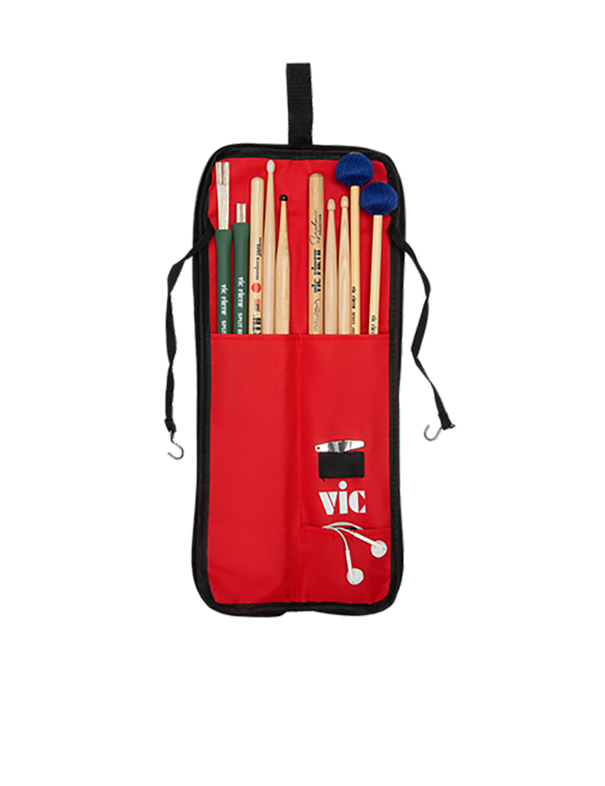 VIC FIRTH® ESB Funda Baquetas Essential Stick Bag Roja