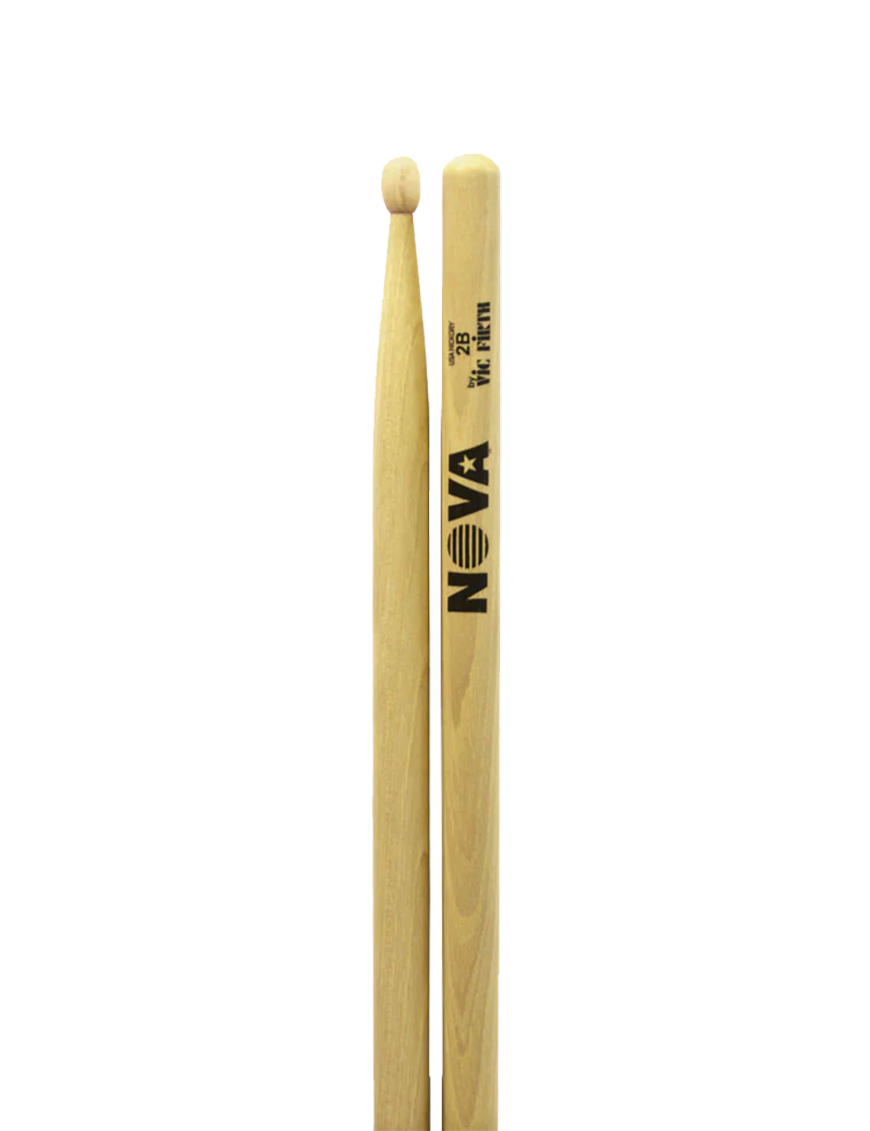 NOVA by VIC FIRTH® 2B Baqueta Punta Madera