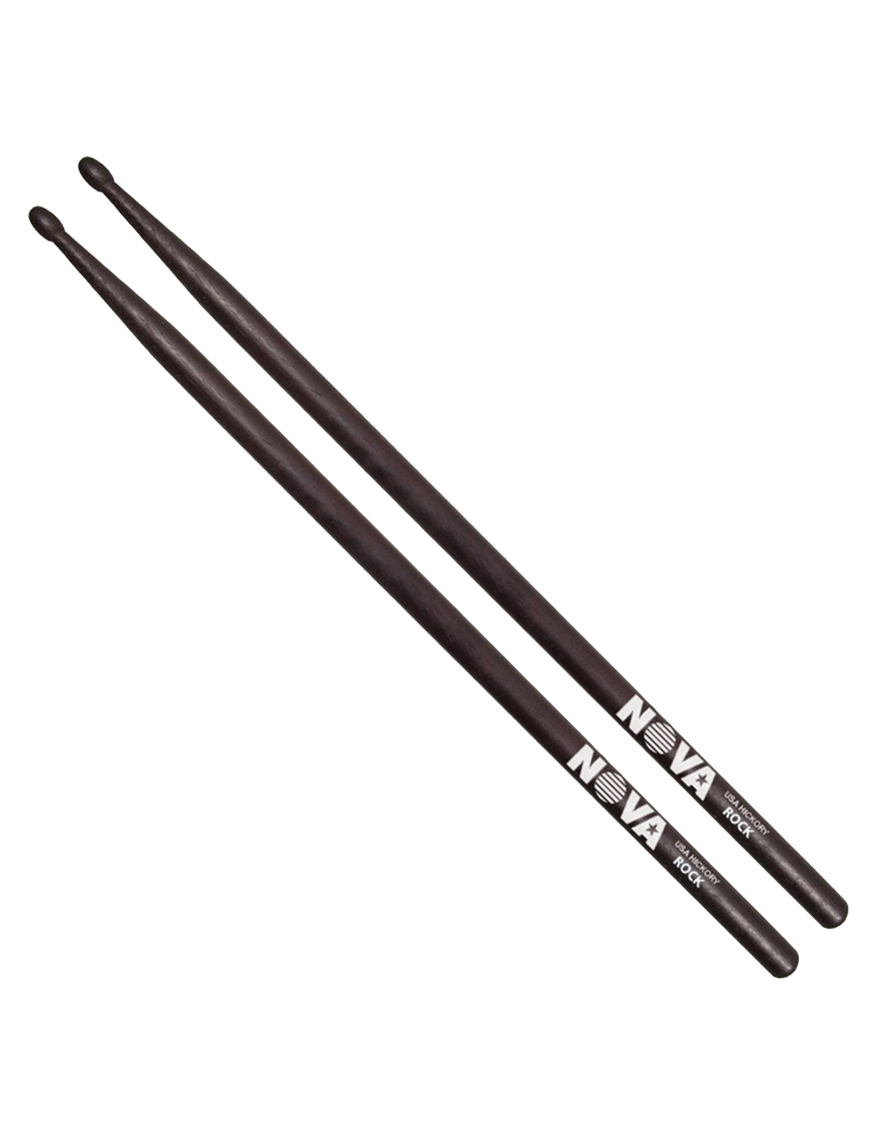 NOVA by VIC FIRTH® ROCK Baqueta Punta Madera Black