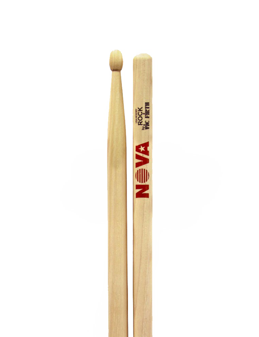NOVA by VIC FIRTH® ROCK Baqueta Punta Madera
