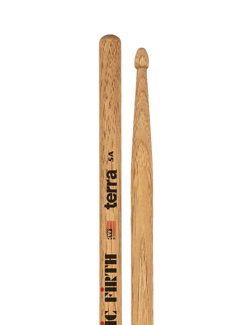 VIC FIRTH® 5AT Pack American Classic® Terra Baquetas Punta Madera Pack: 4 Pares