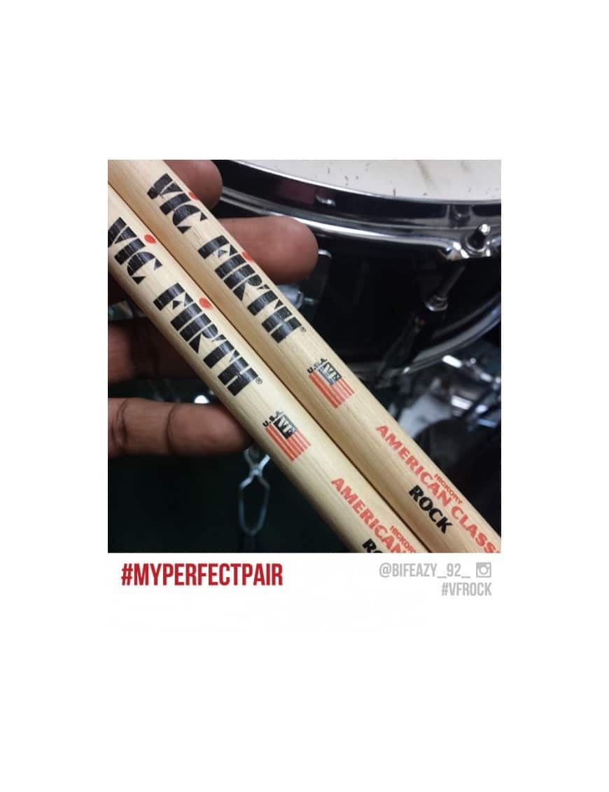 Vic Firth Rock American Classic Baqueta Punta Madera