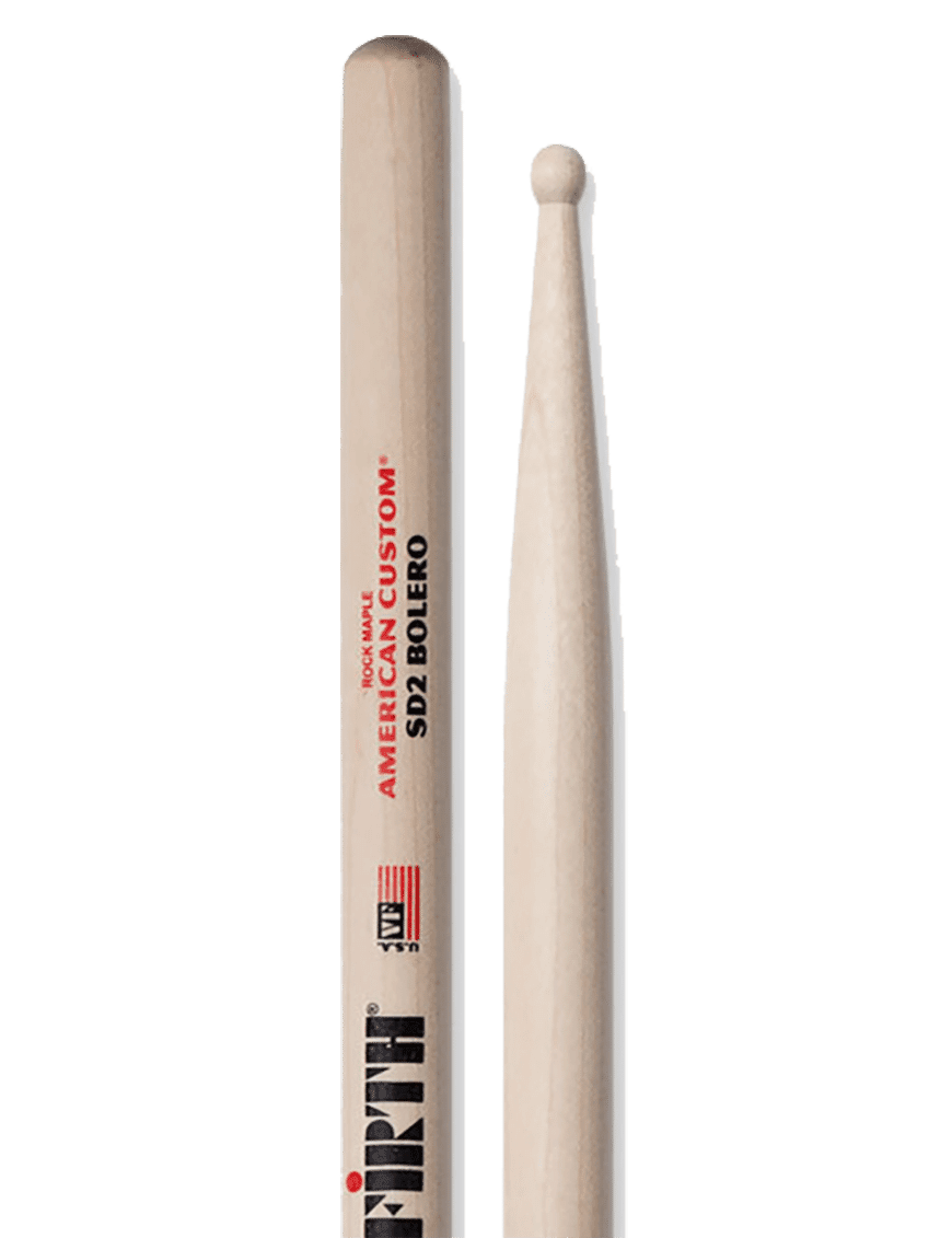 Vic Firth Sd2 American Custom Baqueta Bolero Punta Madera