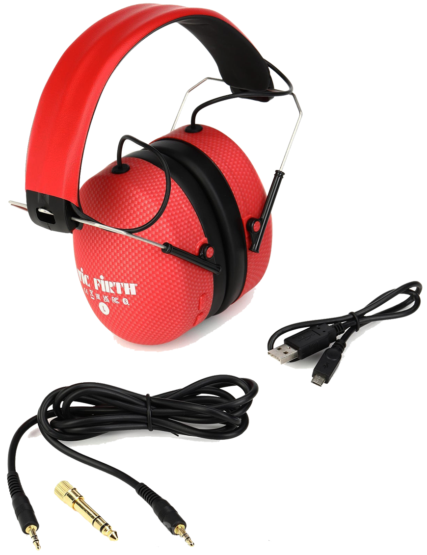 VIC FIRTH® VXHP0012 Protector Auditivo Fonos Stereo Bluetooth