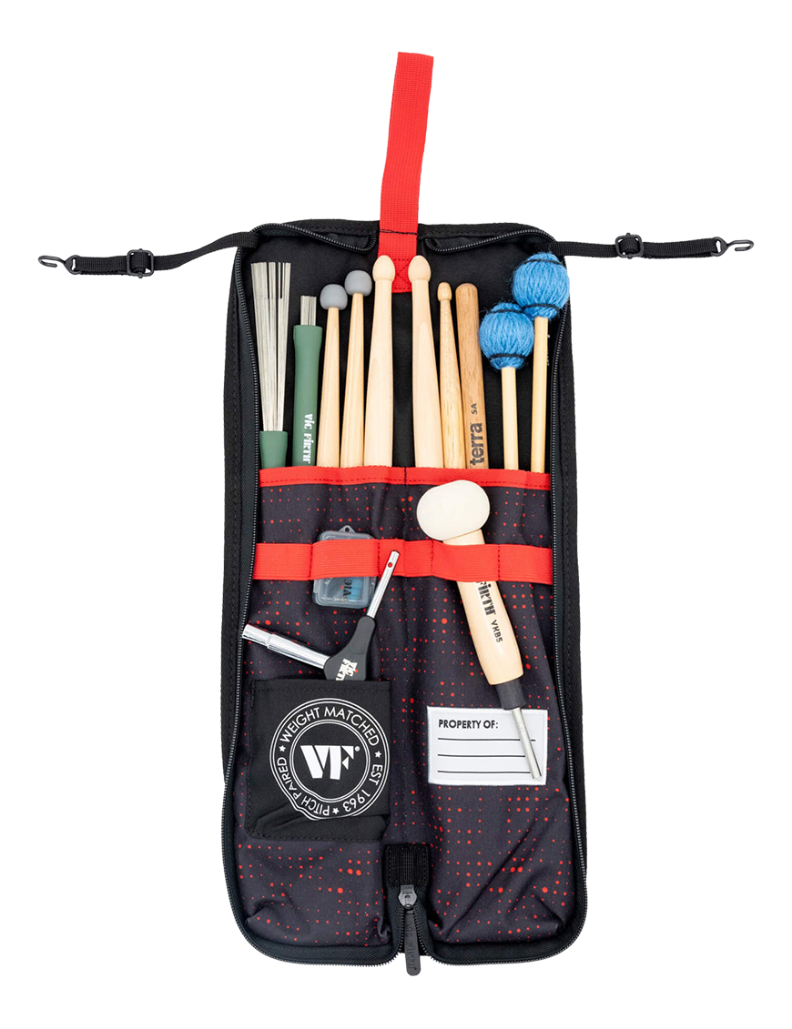 VIC FIRTH® VXSB00101 Funda Baquetas Essential Stick Bag Red Dot