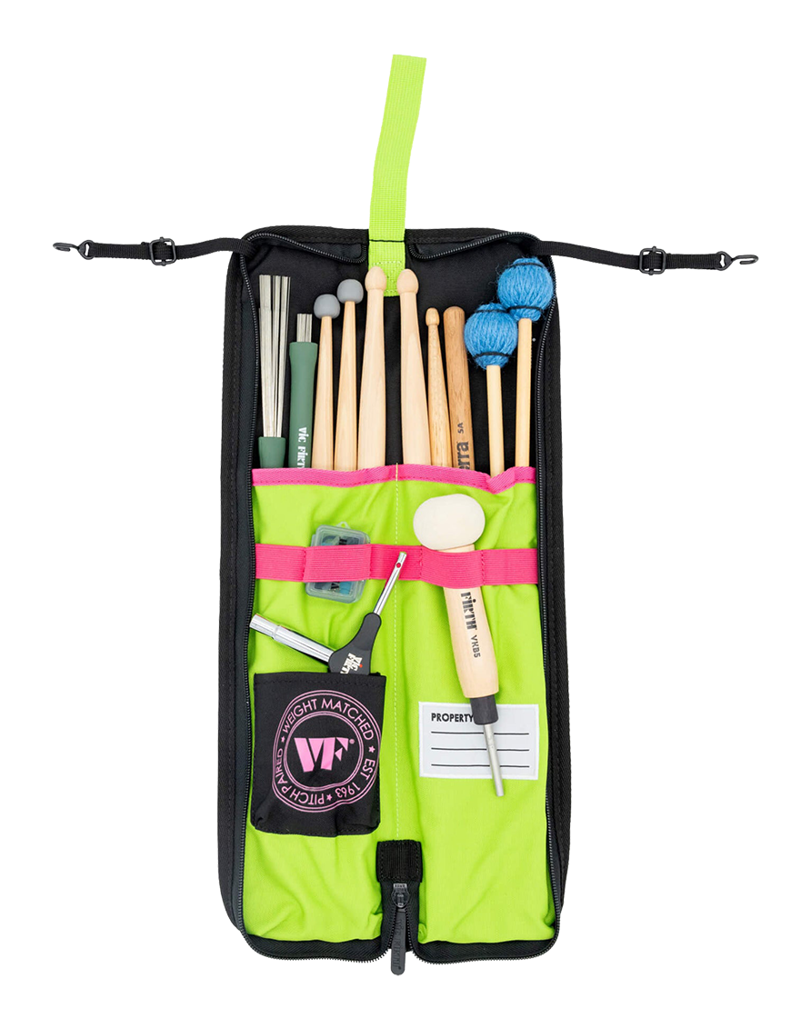 VIC FIRTH® VXSB00201 Funda Baquetas Essential Stick Bag Neón