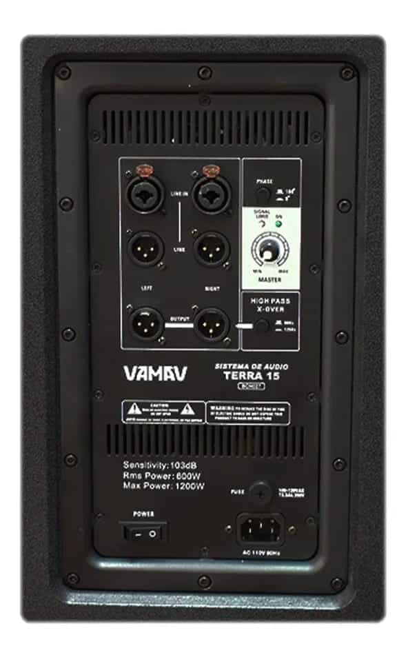 Vamav Terra 15 Subwoofer Activo 15″ 600w Rms