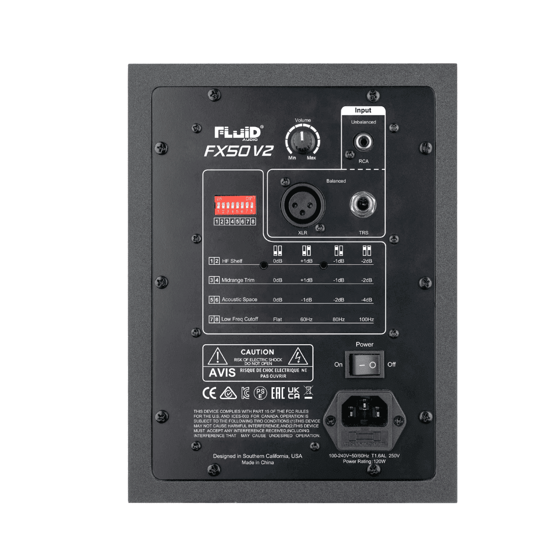 Fluid Audio Monitor De Estudio Activo Fx50v2