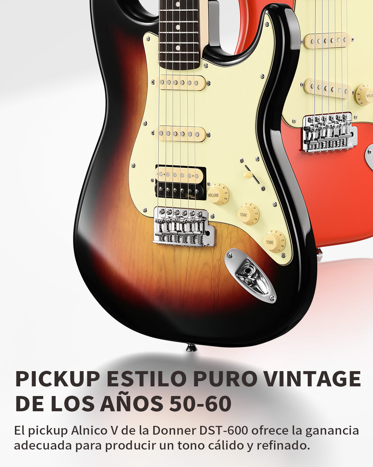 Donner DST-600 Guitarra eléctrica con funda EC6799