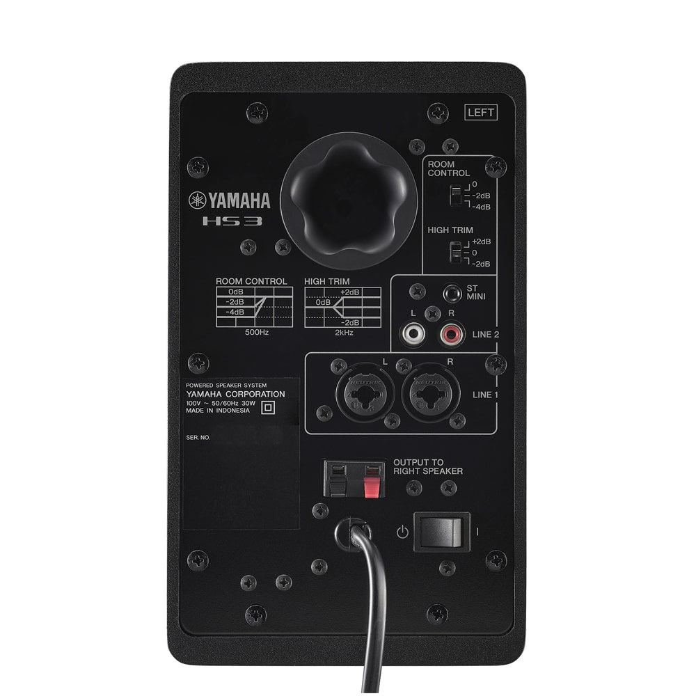 Par de monitores estudio activo 3,5" HS3 - Yamaha