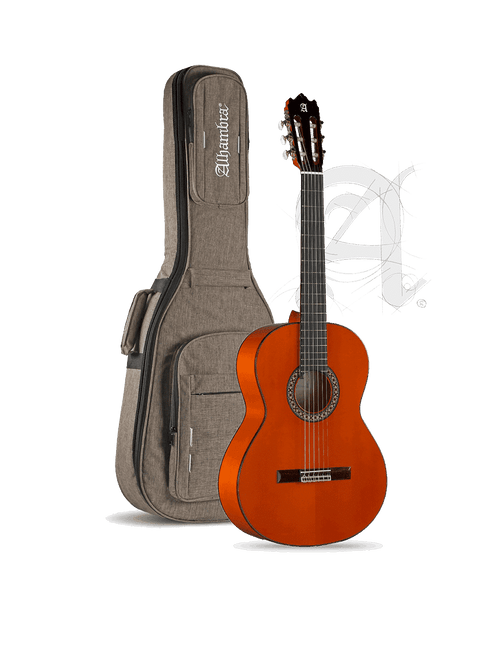 Alhambra Guitarra Flamenca Conservatorio 4f Funda 9738