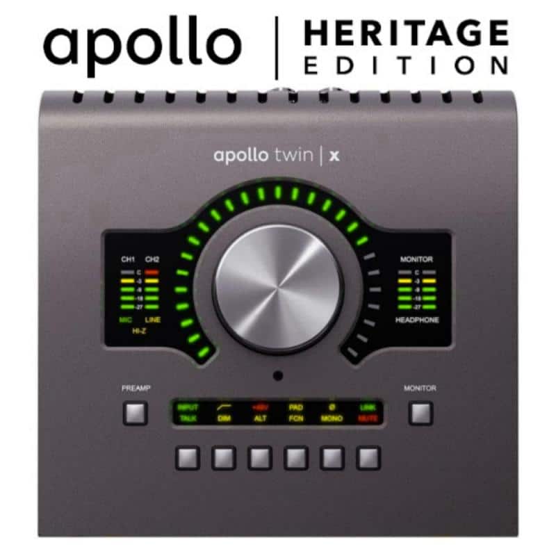Universal Audio Apollo Twin X Duo, Interfaz Audio 2x6 Thunderbolt 3 Heritage Edition
