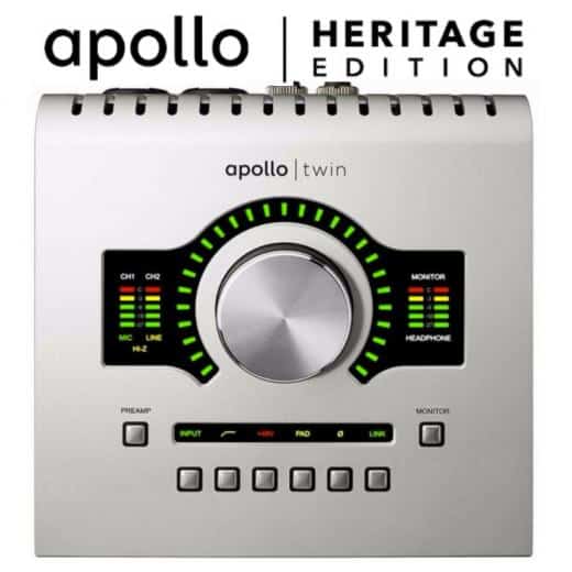 Universal Audio Apollo Twin Duo, Interfaz 2x6 Usb 3 Heritage Edition