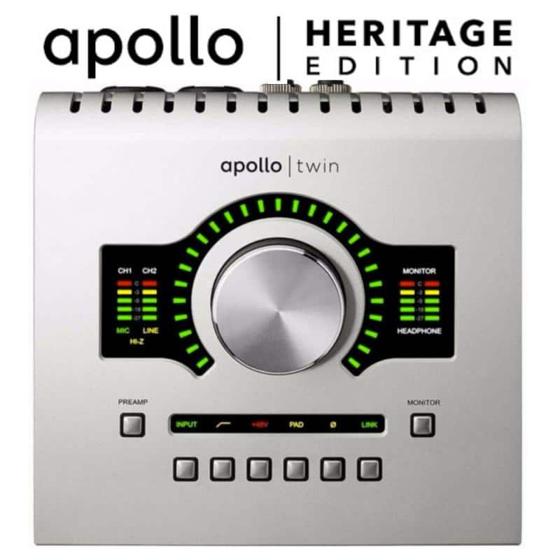 Universal Audio Apollo Twin Duo, Interfaz 2x6 Usb 3 Heritage Edition